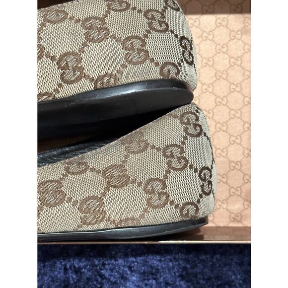 Gucci 2000's iconic interlocking GG Canvas Ballet Flats Size 36 w box/dust bags - Picture 5 of 12
